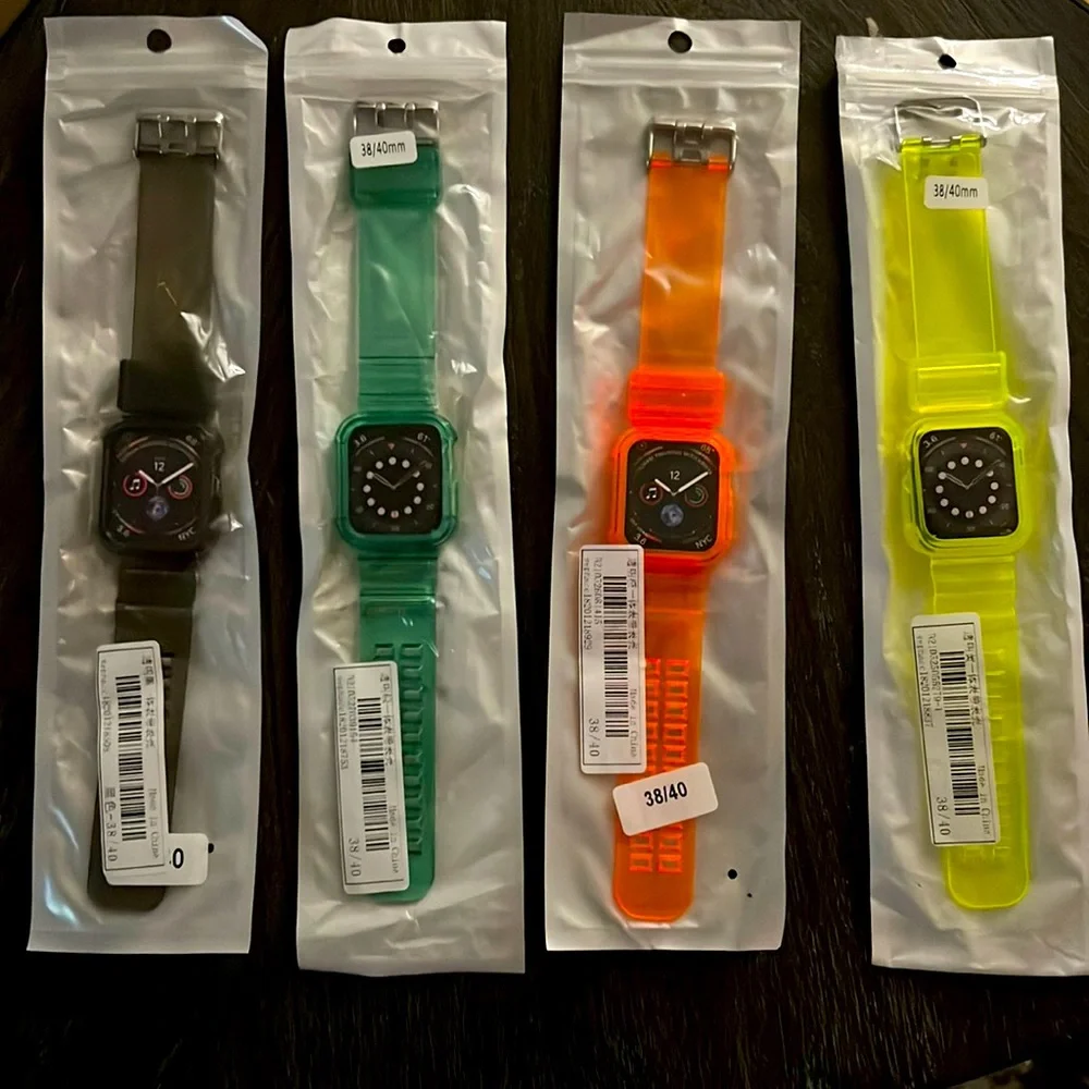Lot of 4 Apple Watch bands for 38/40mm